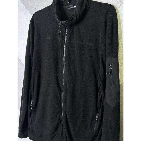 Fossa Apparel Microsoft 2580 Cambria Thermo-Fleece Black Jacket - Men's Large - Picture 3 of 6
